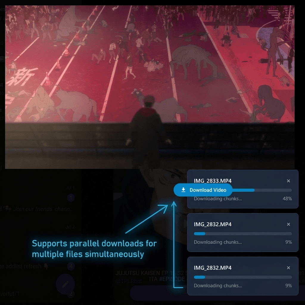 TG Downloader preview