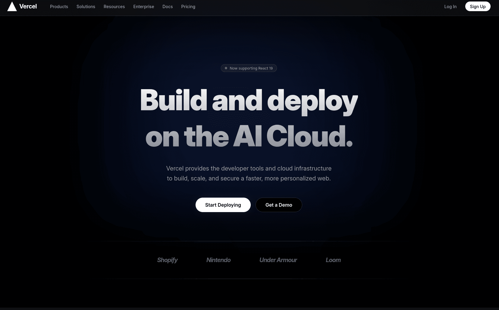 Vercel Clone preview